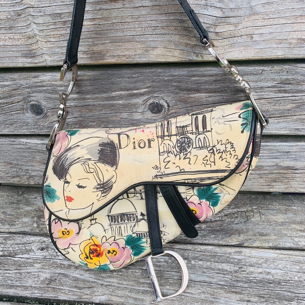 Limited edition Christian Dior Vintage saddle bag